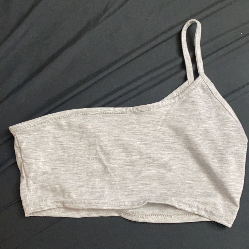 grey crop top - Picture 2 of 2